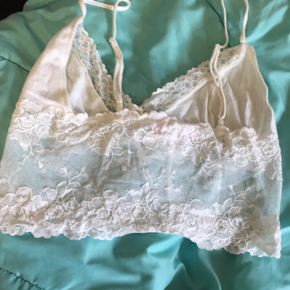 White lace sleeping top lingerie - Picture 2 of 3